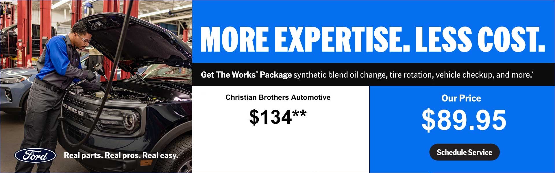 More Expertise. Less Cost