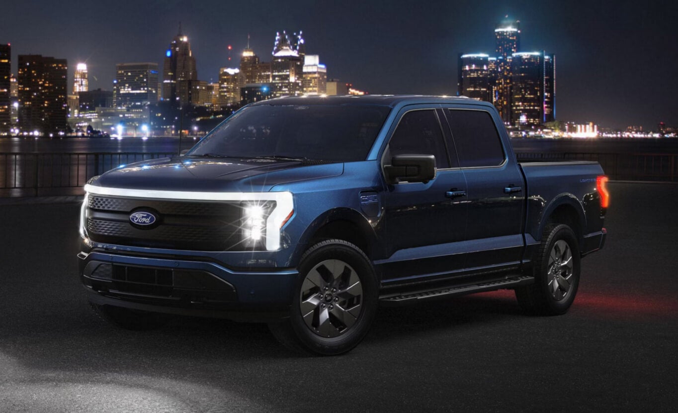 Ford F-150 Lightning in Blue